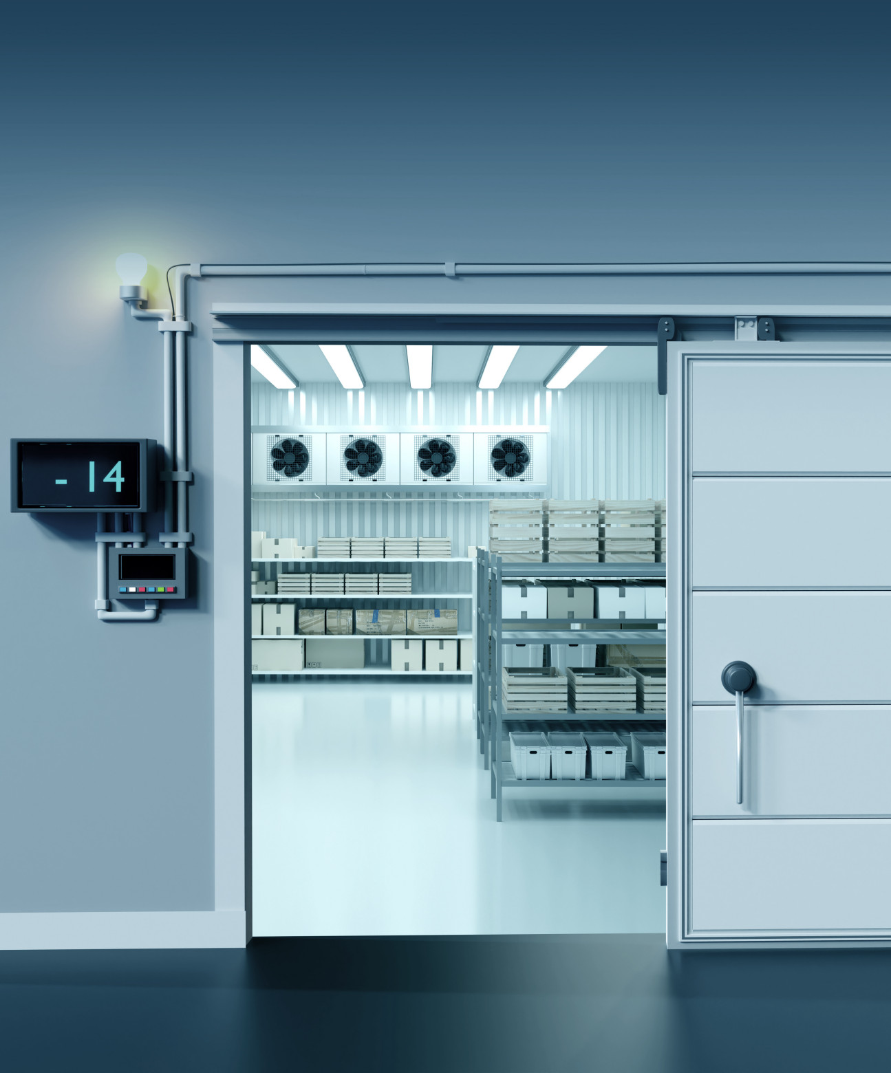 Tief-/Kühlzellen, Glasbüros/Container, Lager/Hallen Tief-/Kühlzellen, Glasbüros/Container, Lager/Hallen