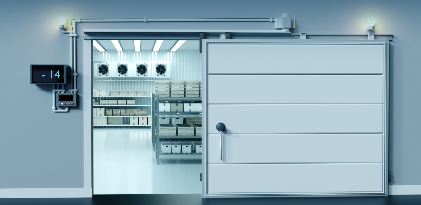 Refrigeration chamber for food storage..